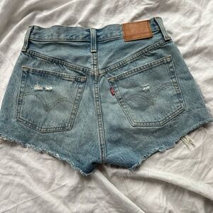 Levi's 501 Blue Denim Shorts